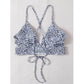 SHEIN - Polka dotted design bikini top