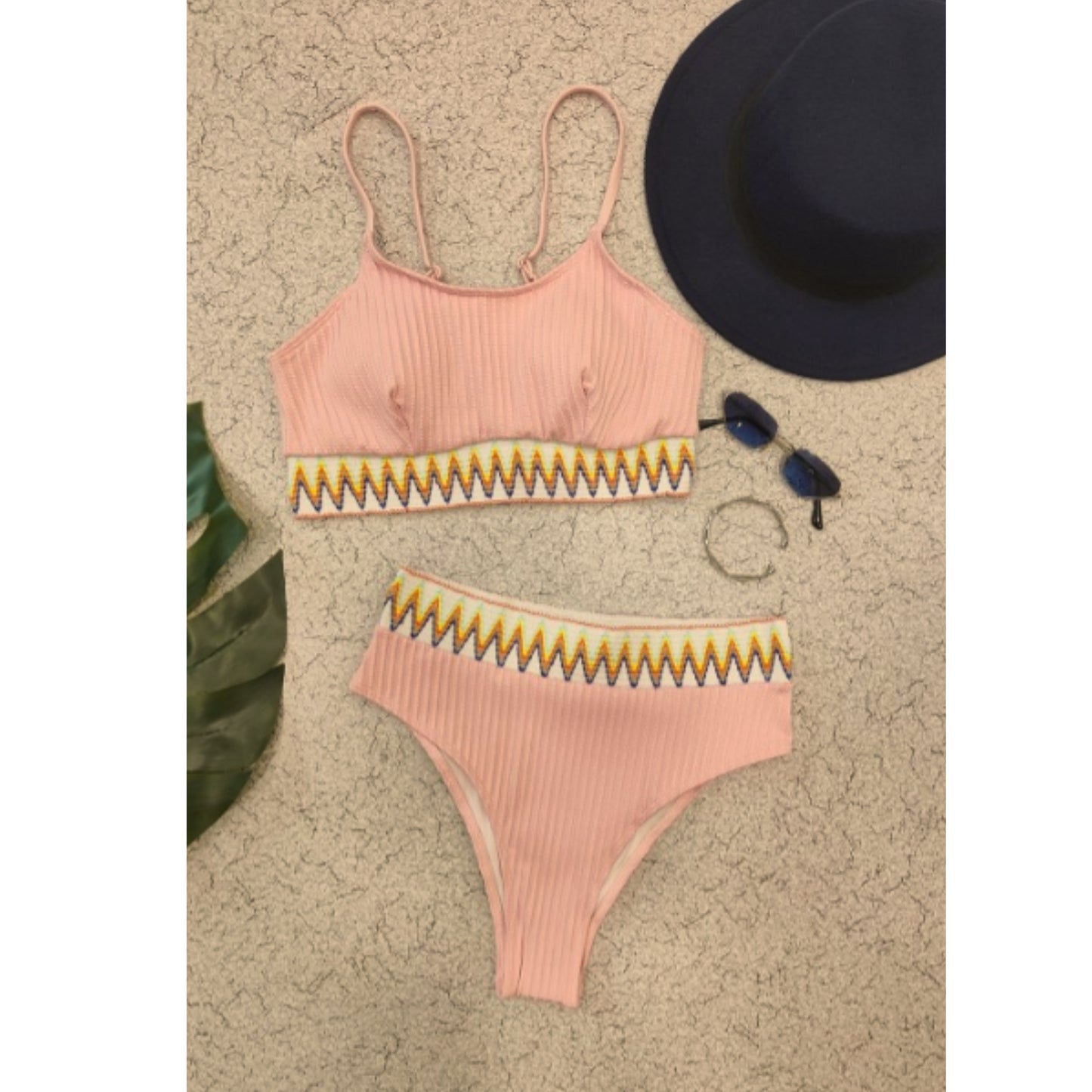 SHEIN - Suits Tape High Waisted Bikini