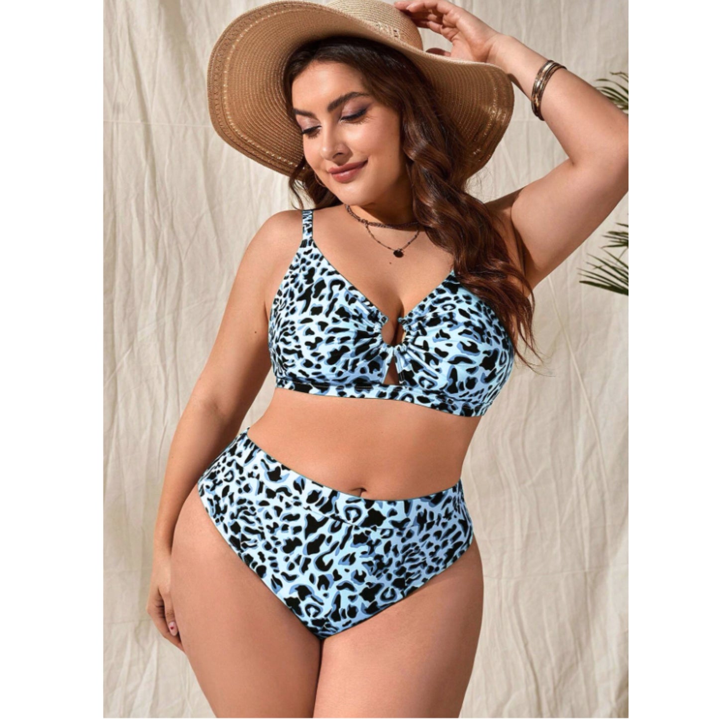 SHEIN -  Leopard Print Bikini Swimsuit