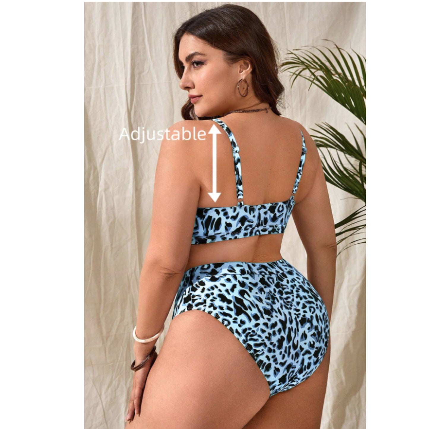 SHEIN -  Leopard Print Bikini Swimsuit