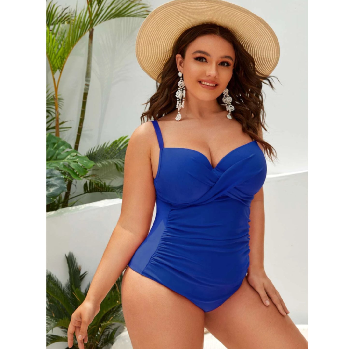 SHEIN - Rushed simple one piece swimsuit