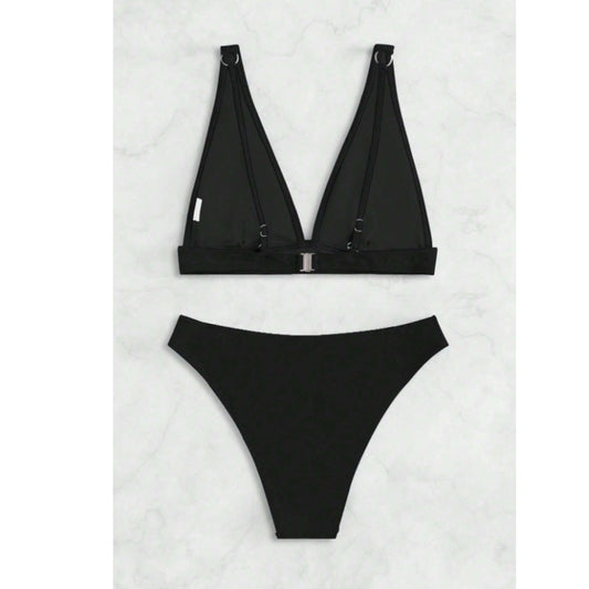 SHEIN - Plain simple solid bikini