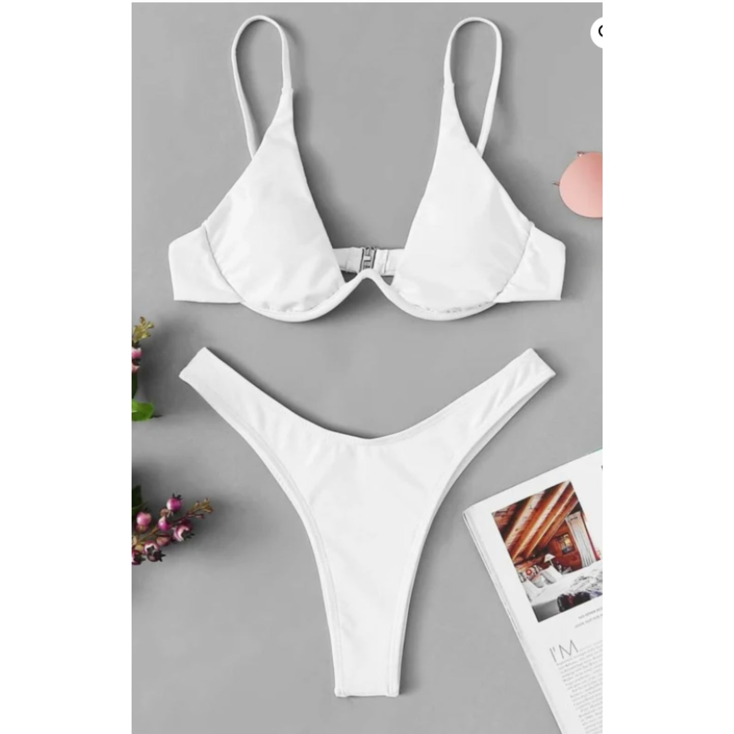 SHEIN - Monochrome Bikini Set