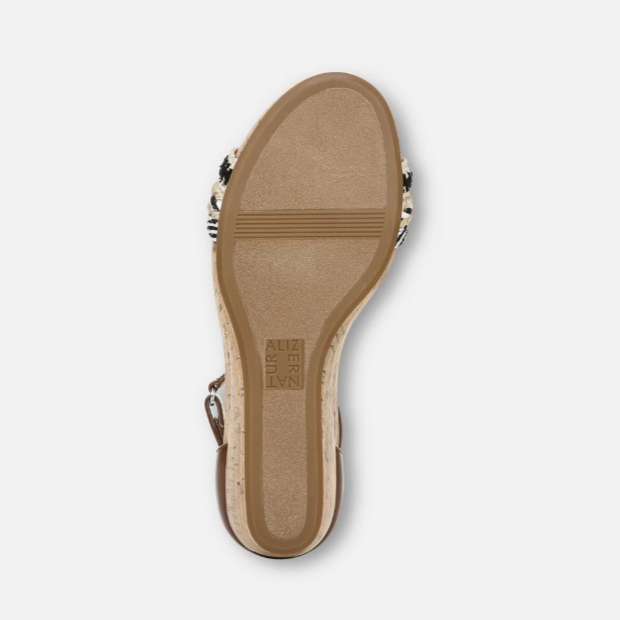 NATURALIZER - Faux wood Areda Wedge Sandal