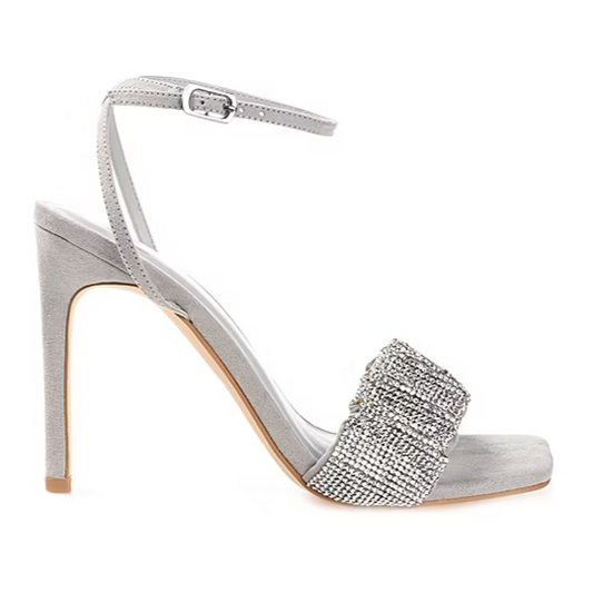 JOURNEE COLLECTION -  Embellished Faux Leather Heels
