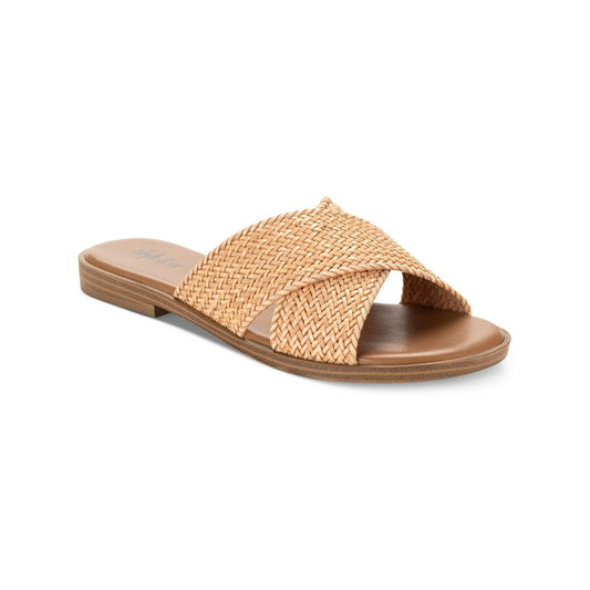 STYLE & CO. - Round Toe Crisscross Straps Flat slippers