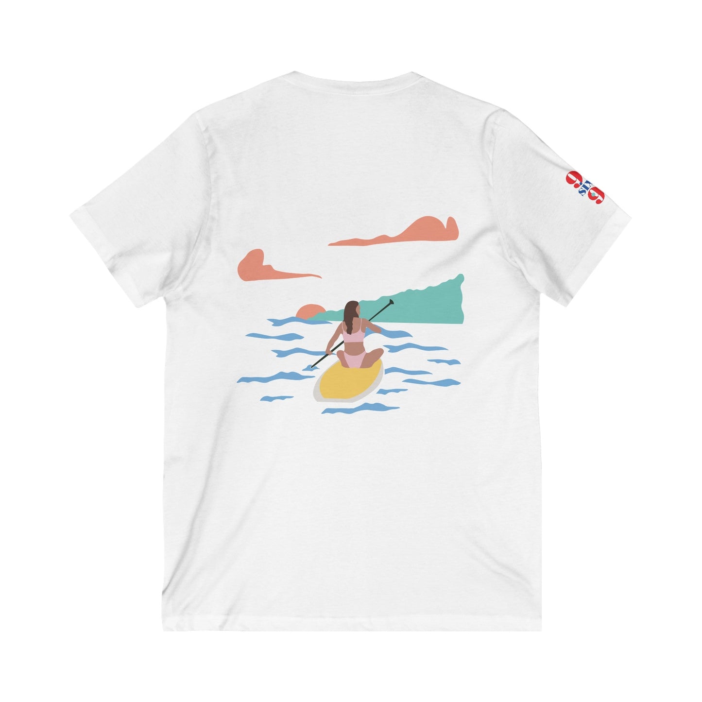 Ninety 60 Ninety - V-neck Tshirt Paddling