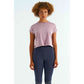 TOMMY LIFE - Crew Neck Oversize Crop T-Shirt