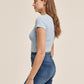 ALCOTT - Simple embroidered t-shirt