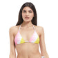 ALCOTT - Swirl multi color traingle bikini top