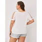 SHEIN - Cut Out Raglan Sleeve T-shirt