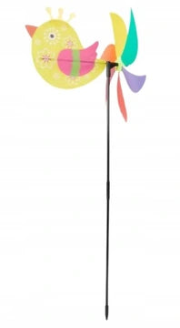 Garden pinwheel colorful bird 95 cm