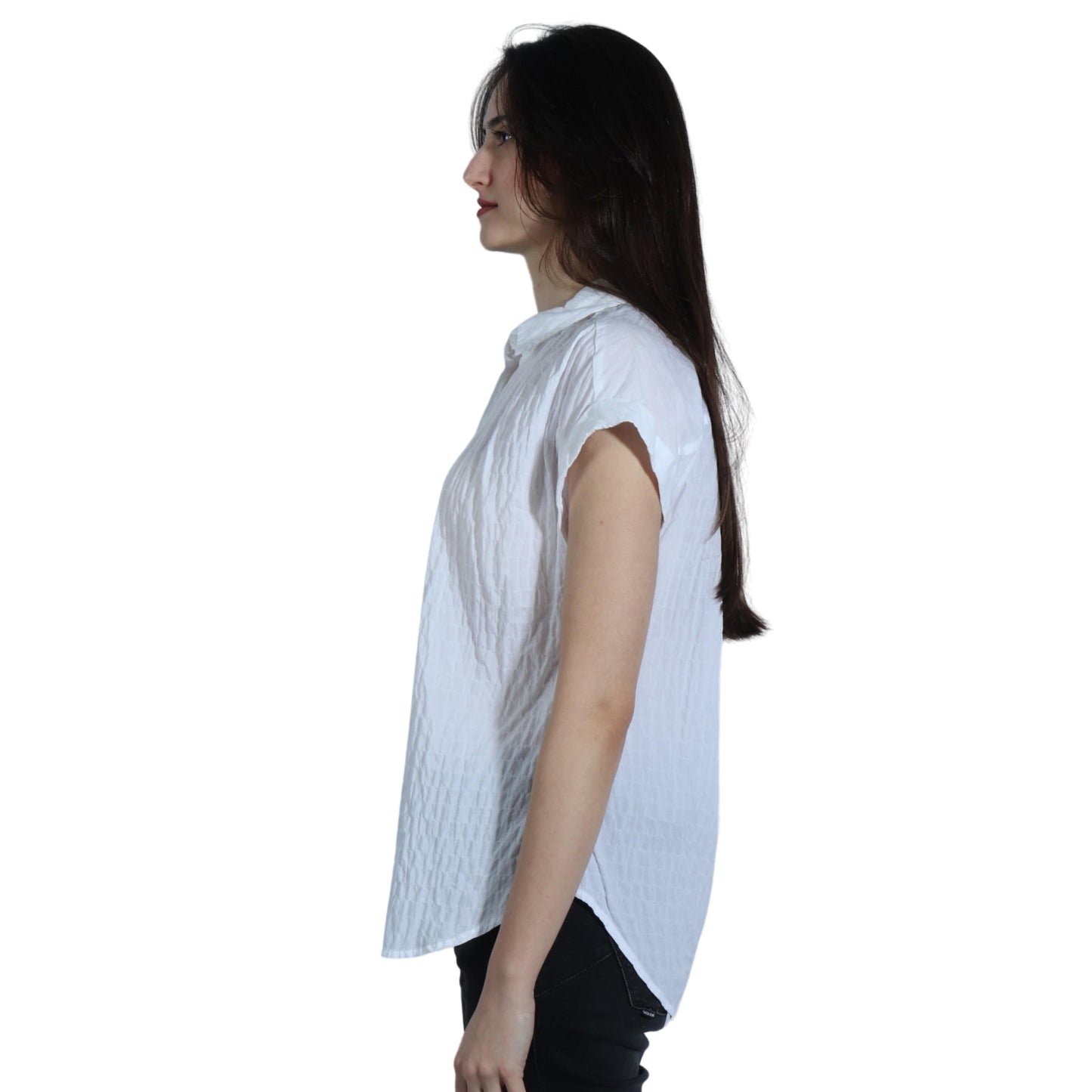 A.N.A Womens Tops XS / White A.N.A - Buttons Front Open Top