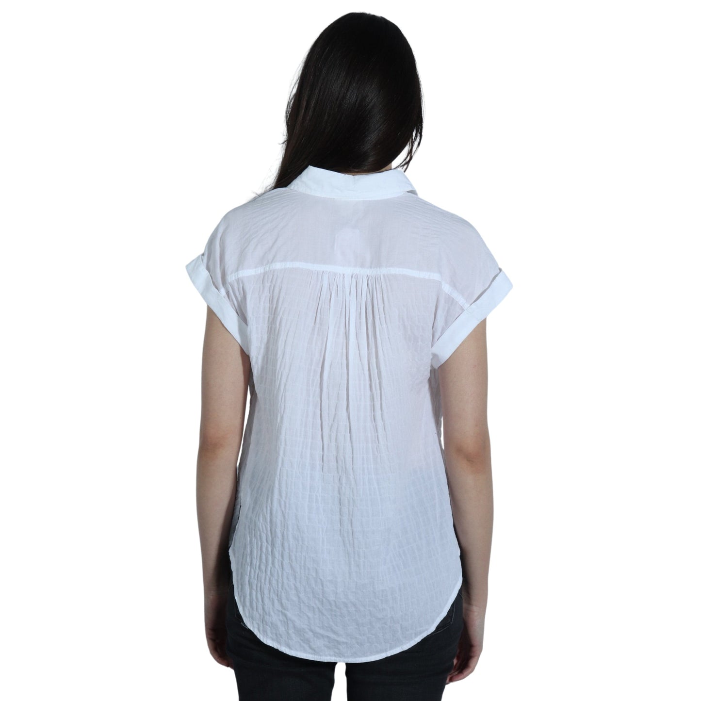 A.N.A Womens Tops XS / White A.N.A - Buttons Front Open Top