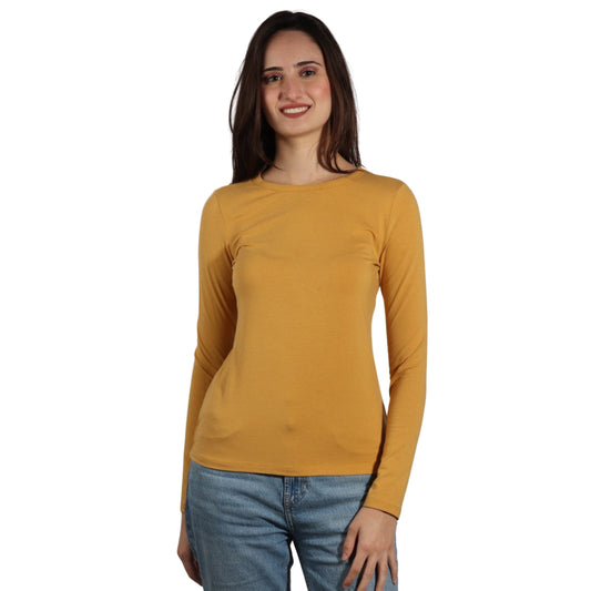 A.N.A Womens Tops XS / Yellow A.N.A - Long Sleeve Top