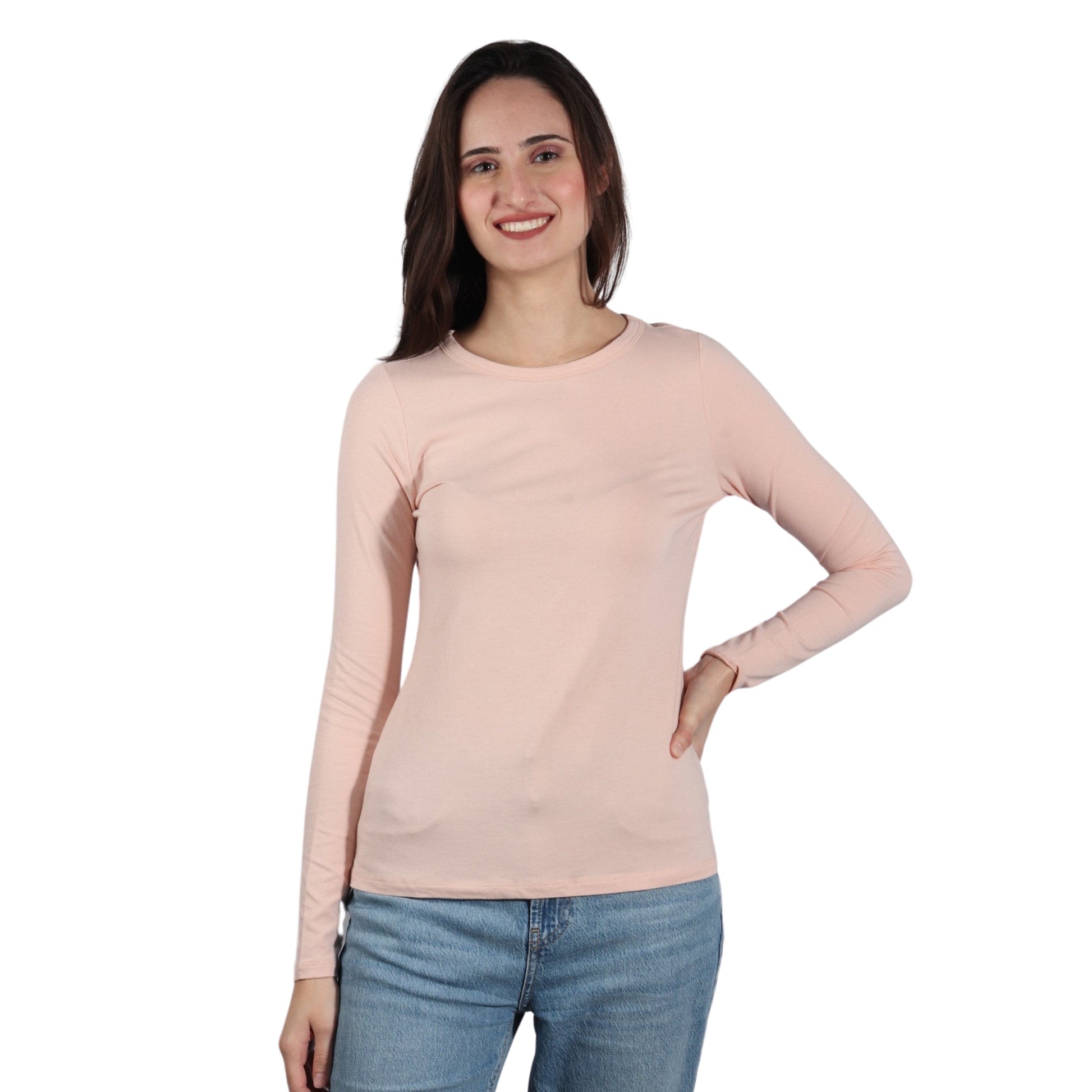 A.N.A Womens Tops XS / Pink A.N.A - Long Sleeve Top