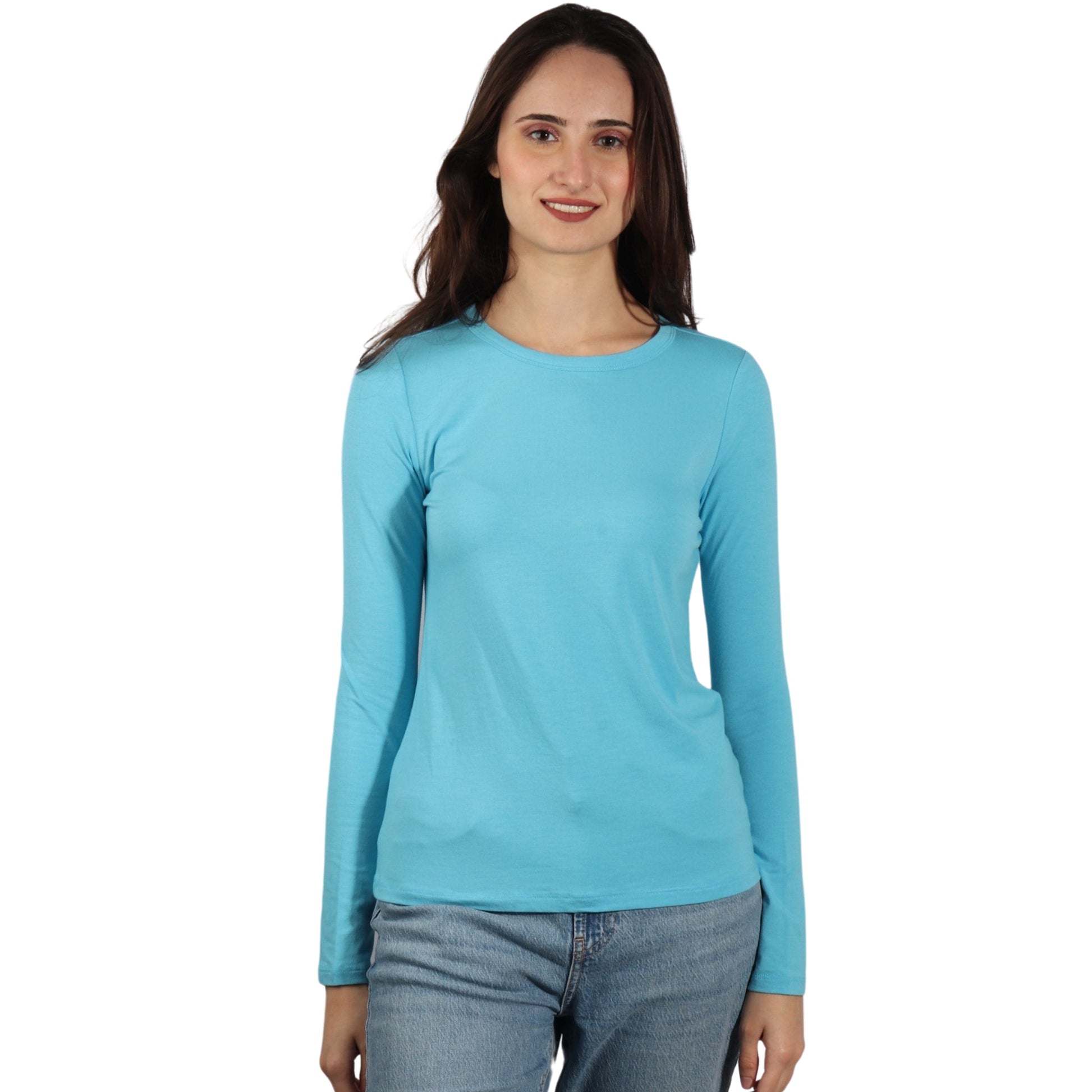 A.N.A Womens Tops XS / Blue A.N.A - Long Sleeve Top