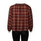 A.N.A Womens Tops A.N.A - Plaid Lightweight Open Top