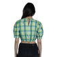 A.N.A Womens Tops A.N.A -  Plaid Round Neck Blouse