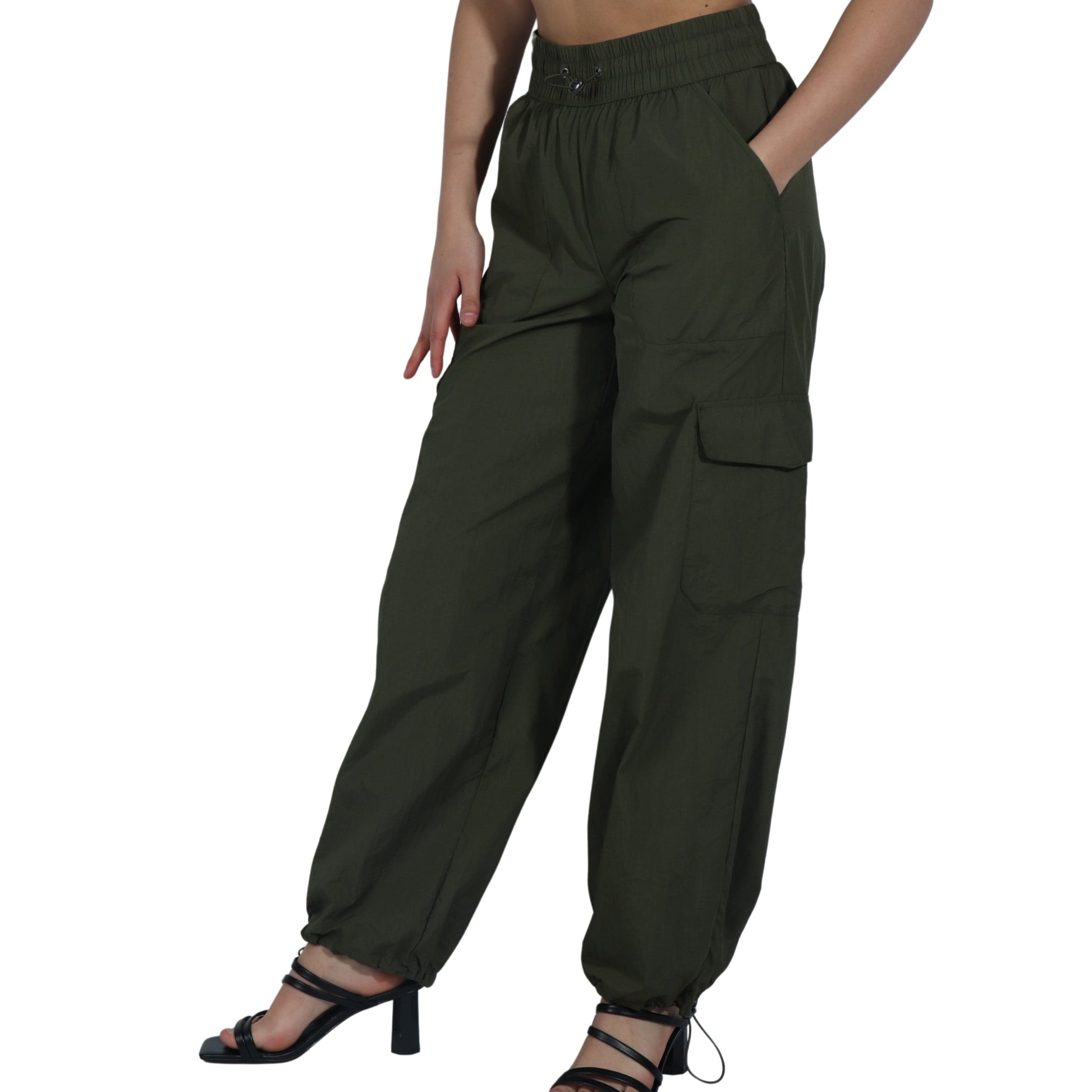 A NEW DAY Womens Bottoms XS / Green A NEW DAY - High Waisted Cargo Pant