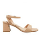 A NEW DAY Womens Shoes A NEW DAY -  Heels with Memory Foam Insole Beige Heeled Sandals