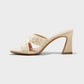 A NEW DAY Womens Shoes 37 / Beige A NEW DAY - Tia Mule Sandals