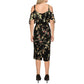 RACHEL ROY -  Cold Shoulder Floral MIDI Dress