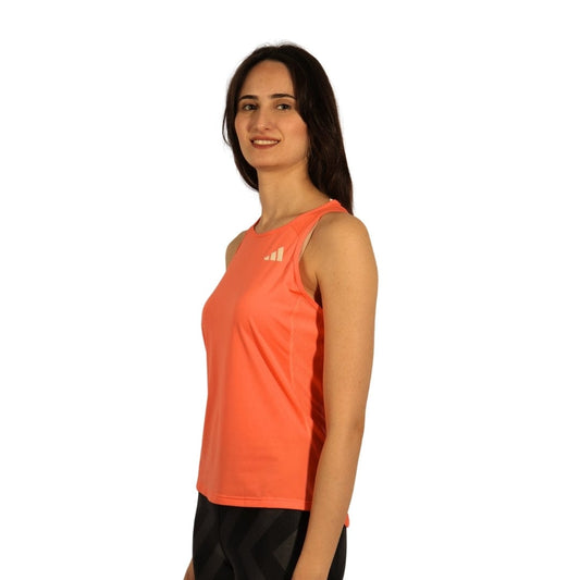 ADIDAS S / Orange ADIDAS - Pinhole Fabric Tank Top