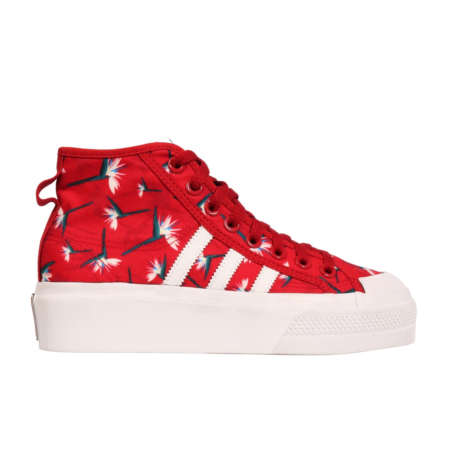 ADIDAS Athletic Shoes 38.5 / Red ADIDAS - Nizza Platform Mid Thebe Madudu Casual Shoes