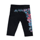 ADIDAS Baby Girl 2 Years / Black ADIDAS - BABY - Floral Print Athletic Leggings