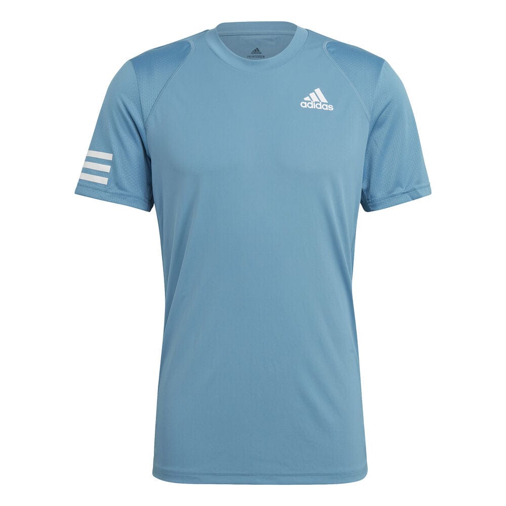 ADIDAS Mens sports S / Blue ADIDAS - 3 Stripes T-Shirt