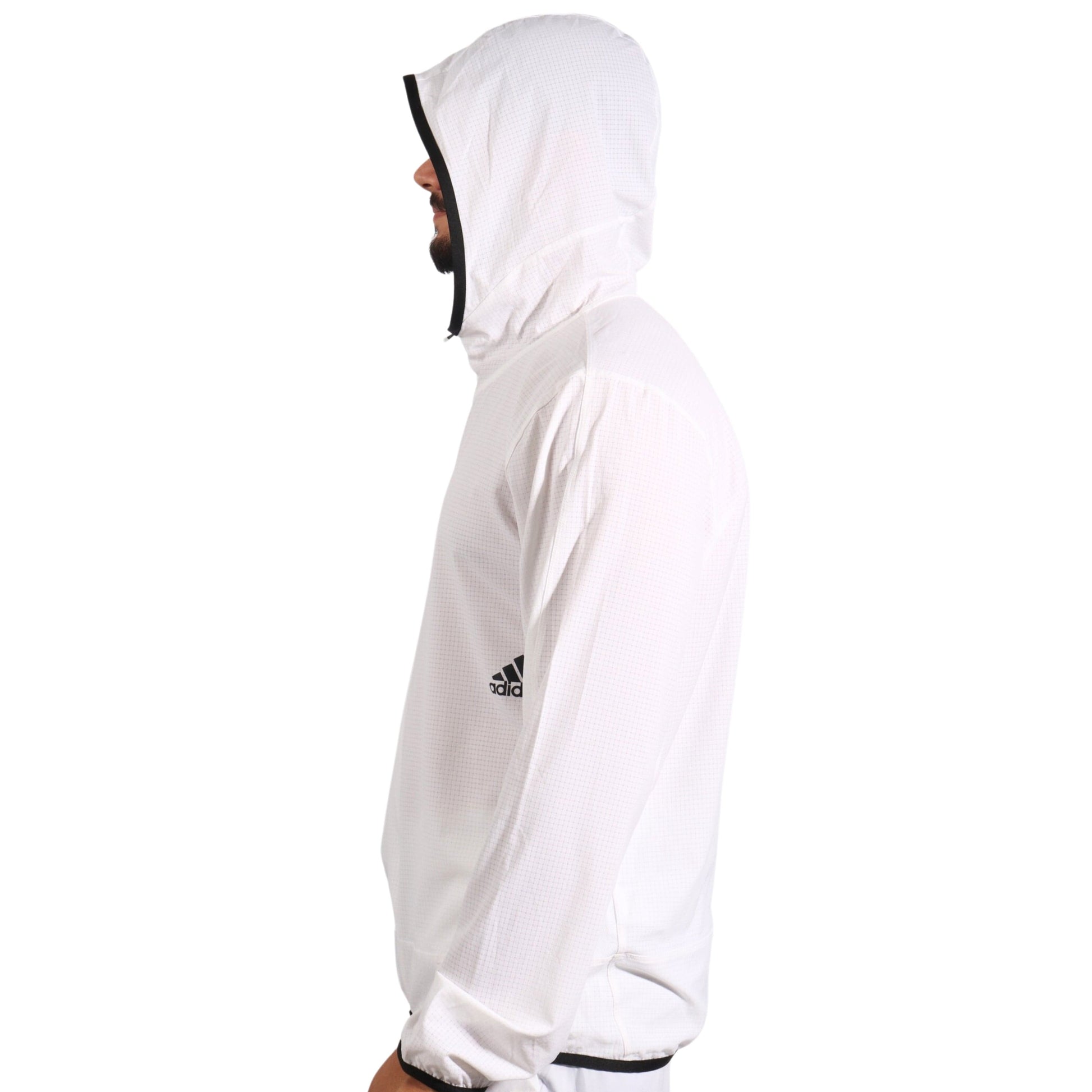 ADIDAS Mens sports S / White ADIDAS - Aeroready Jacket