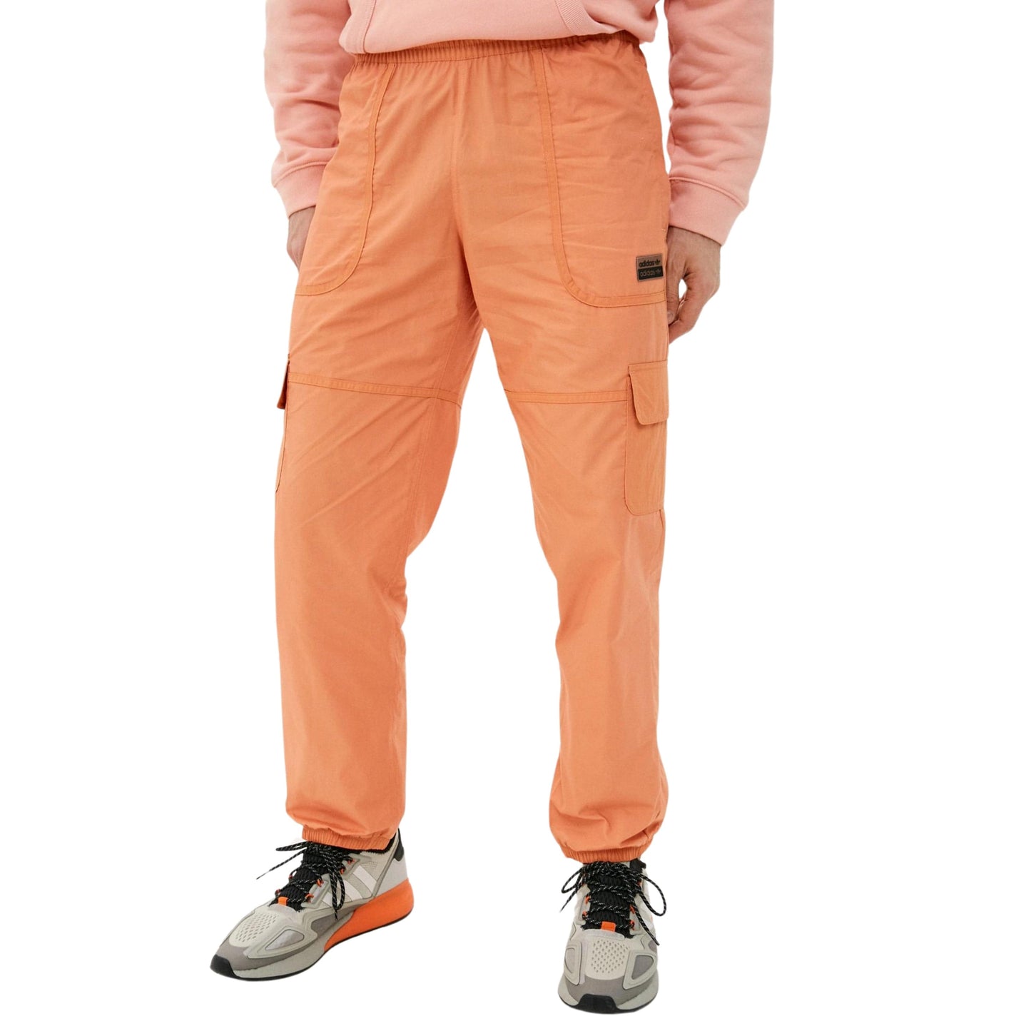 ADIDAS Mens sports M / Orange ADIDAS - Essentials Cargo Pants