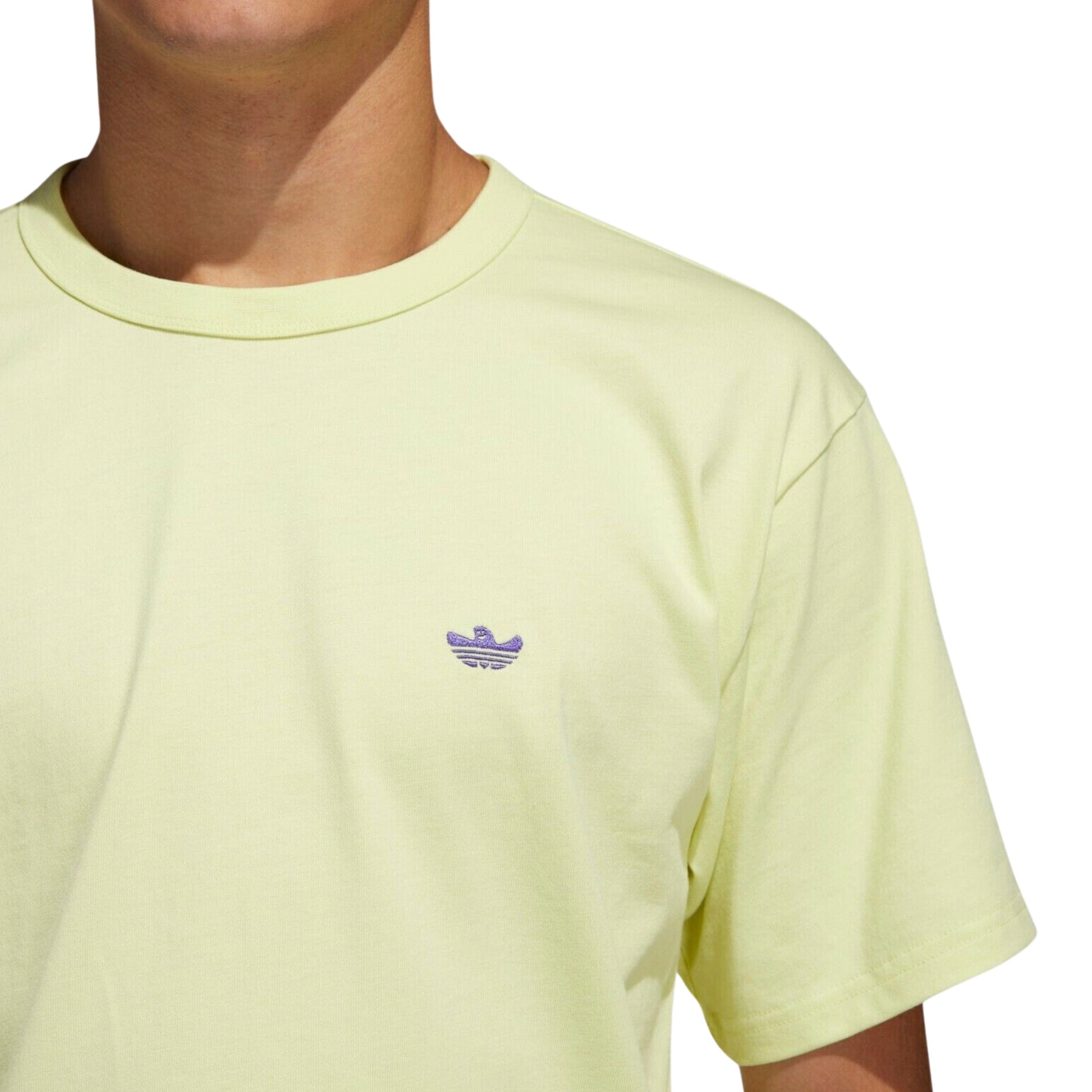 ADIDAS Mens sports M / Yellow ADIDAS - Originals Shmoo Logo Tee T-Shirt