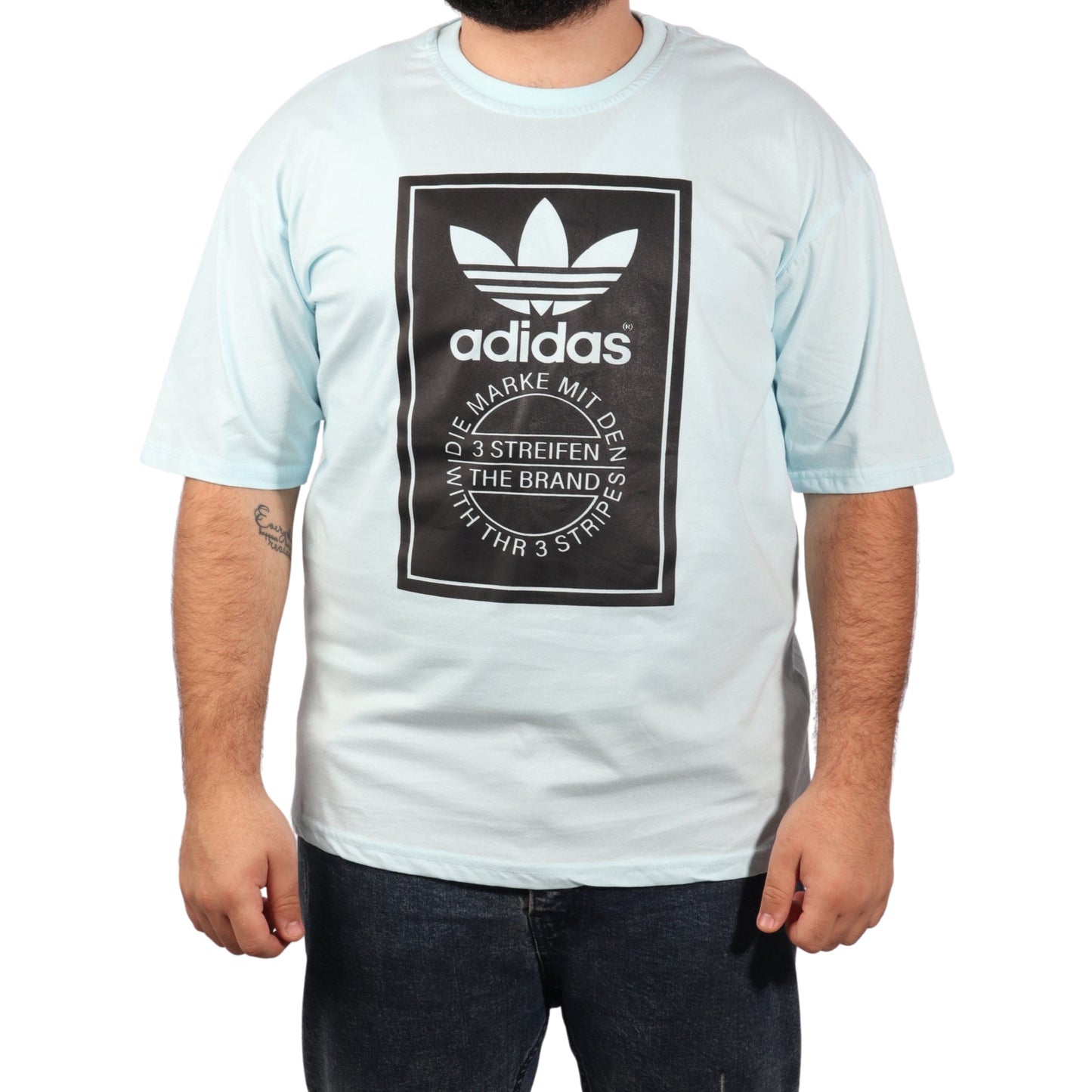 ADIDAS Mens Tops XXL / Blue ADIDAS - Clasic Tops