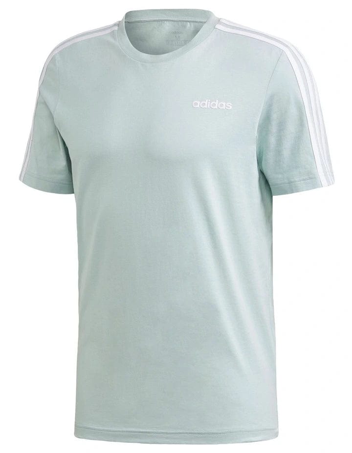 ADIDAS Mens Tops M / Light Green ADIDAS - Essential 3 Stripes T-Shirt