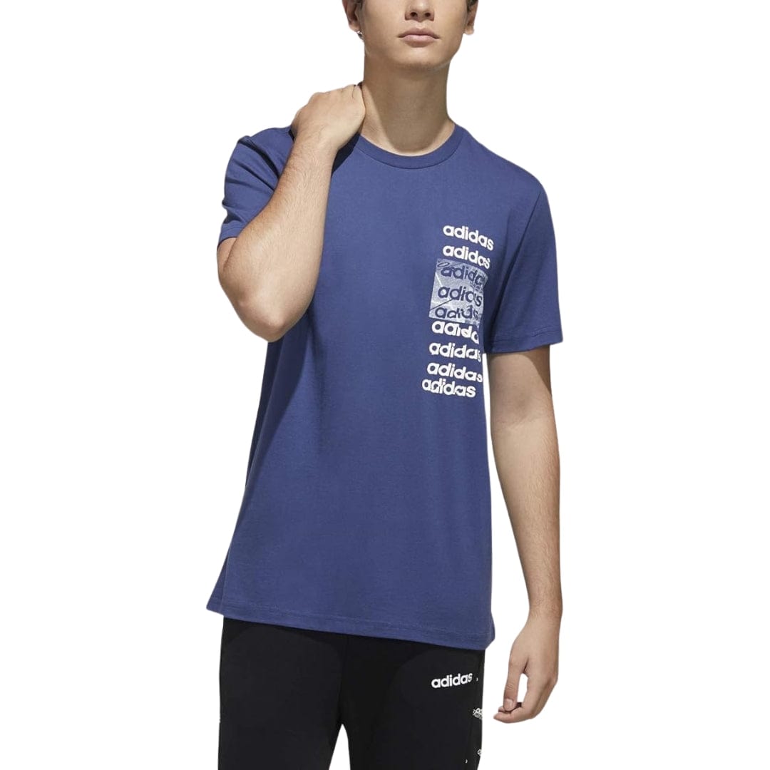 ADIDAS Mens Tops M / Blue ADIDAS - Multi-Adi 3x3 T-Shirt