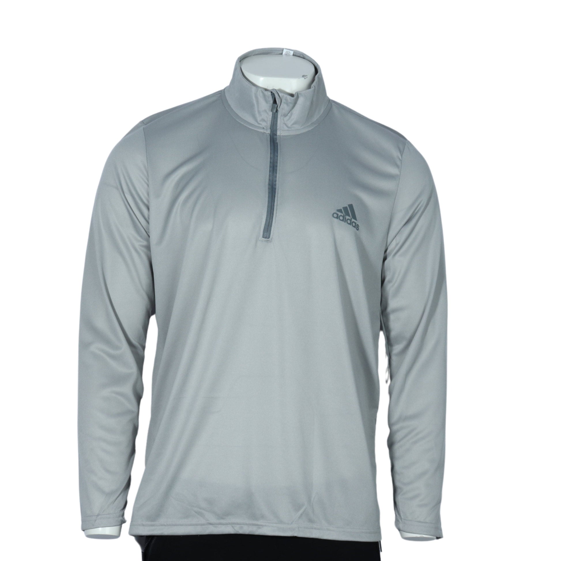 ADIDAS Mens Tops XL / Grey ADIDAS - Quarter zipper blouse