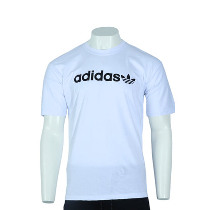 ADIDAS Mens Tops S / White ADIDAS - Round Neck T-shirt