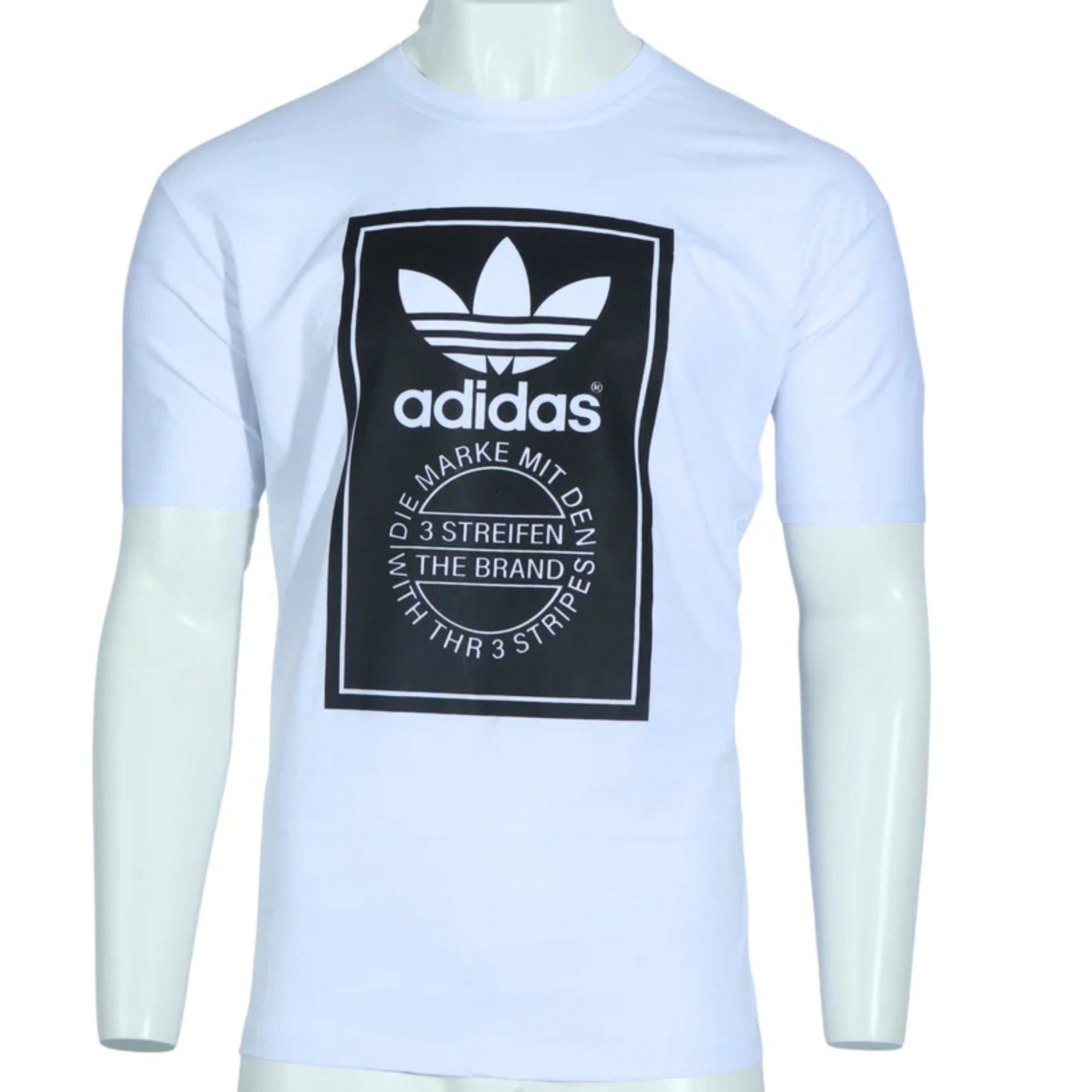 ADIDAS Mens Tops M / White ADIDAS - Short Sleeve T-shirt