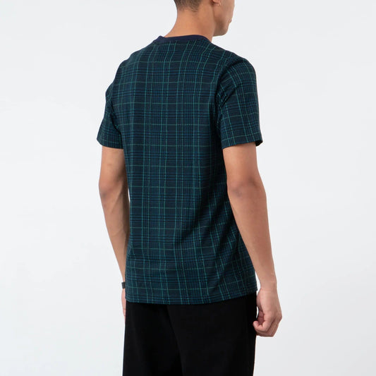 ADIDAS Mens Tops M / Multi-Color ADIDAS - Tartan Aop T-Shirt