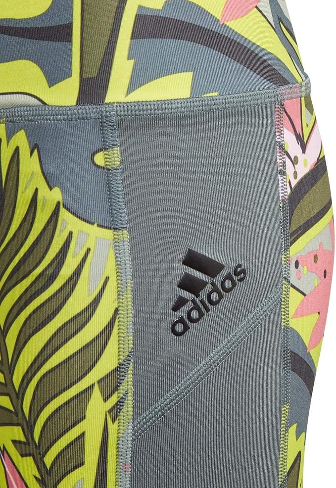 ADIDAS Womens sports L ADIDAS - Aeroready All Over  Print Tight