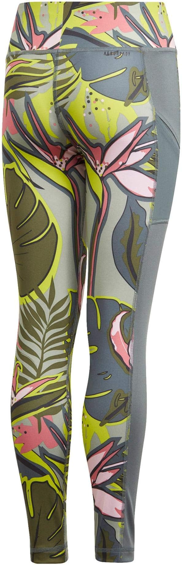 ADIDAS Womens sports L ADIDAS - Aeroready All Over  Print Tight