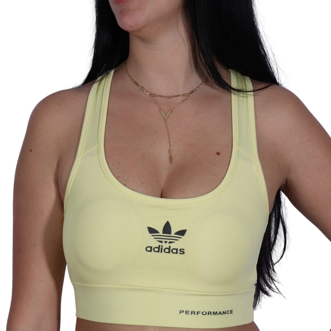 ADIDAS Womens sports S / Yellow ADIDAS - Performance Sports Bra