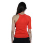 ADIDAS Womens Tops S / Orange ADIDAS - One Sleeve T-shirt