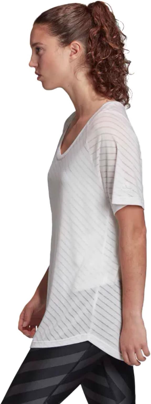 ADIDAS Womens Tops ADIDAS -  W Burn Out Knit Tee