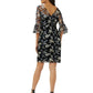 ADRIANNA PAPELL Womens Dress S / Multi-Color ADRIANNA PAPELL - Embroidered Sheath Dress