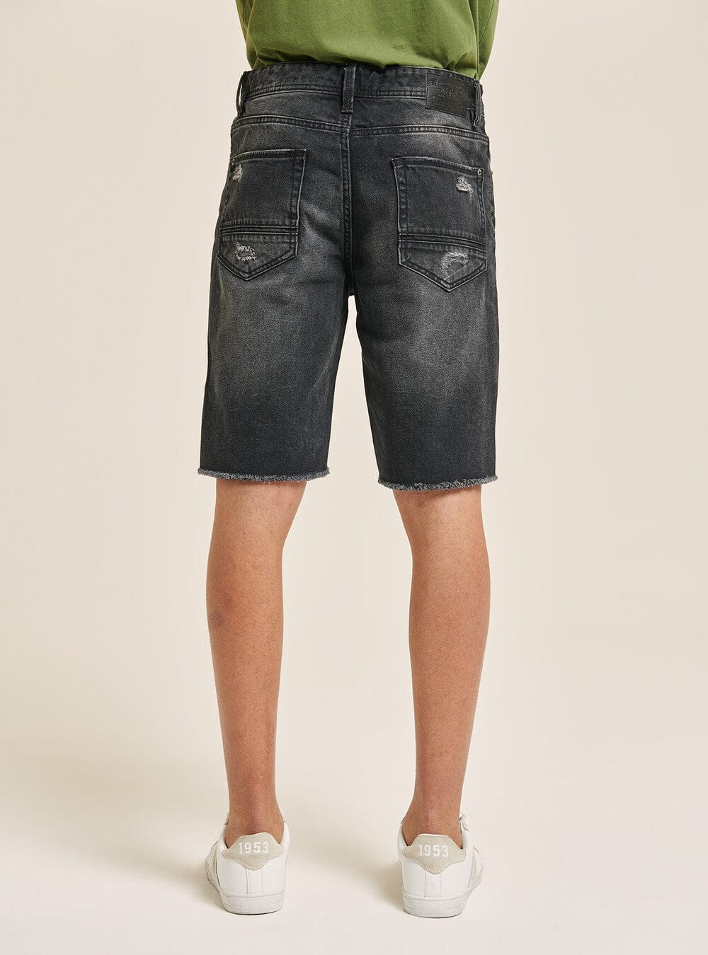 ALCOTT Mens Bottoms 34W x 10L ALCOTT - Denim Shorts with Rips