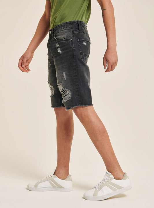ALCOTT Mens Bottoms 34W x 10L ALCOTT - Denim Shorts with Rips