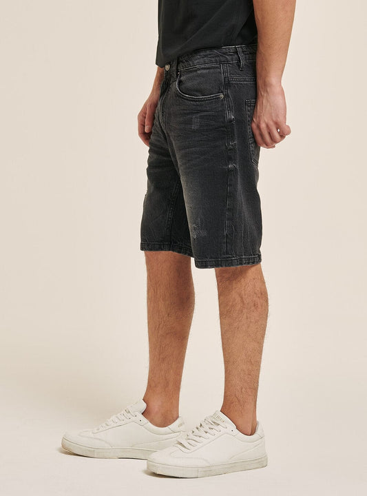 ALCOTT Mens Bottoms 40W x 11L / Black ALCOTT - Regular Fit Denim Shorts